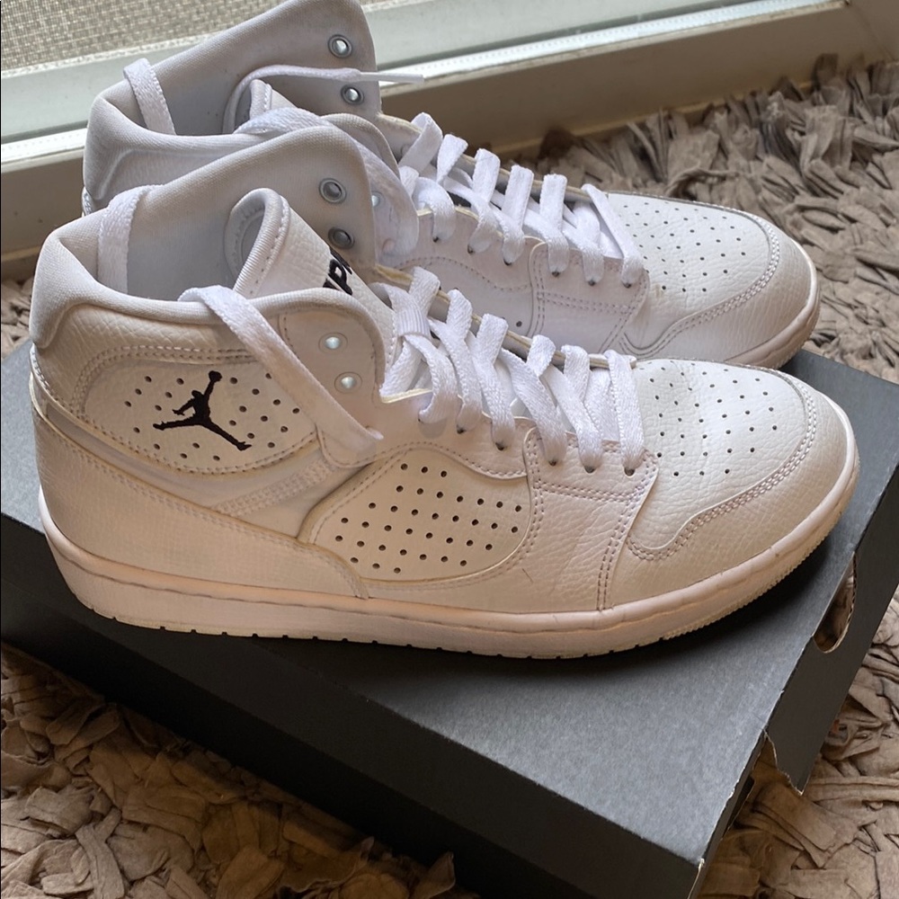Men's White Jordan Sneakers